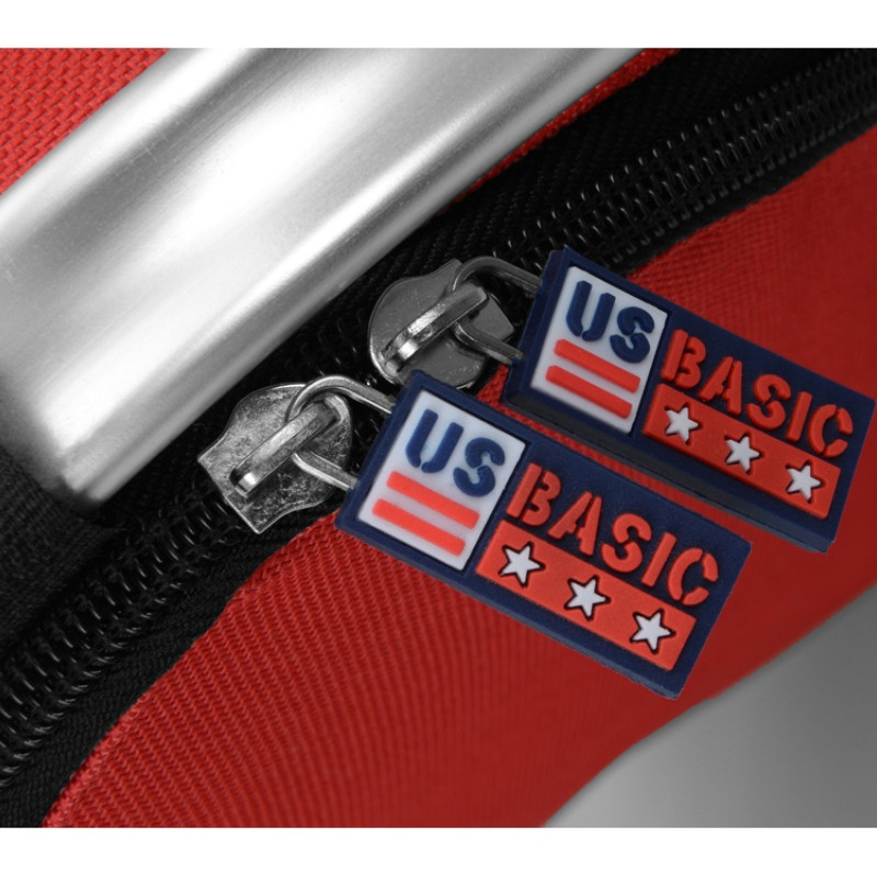 Изотермическая сумка-холодильник "FROST" складная с алюминиевой рамой, красный