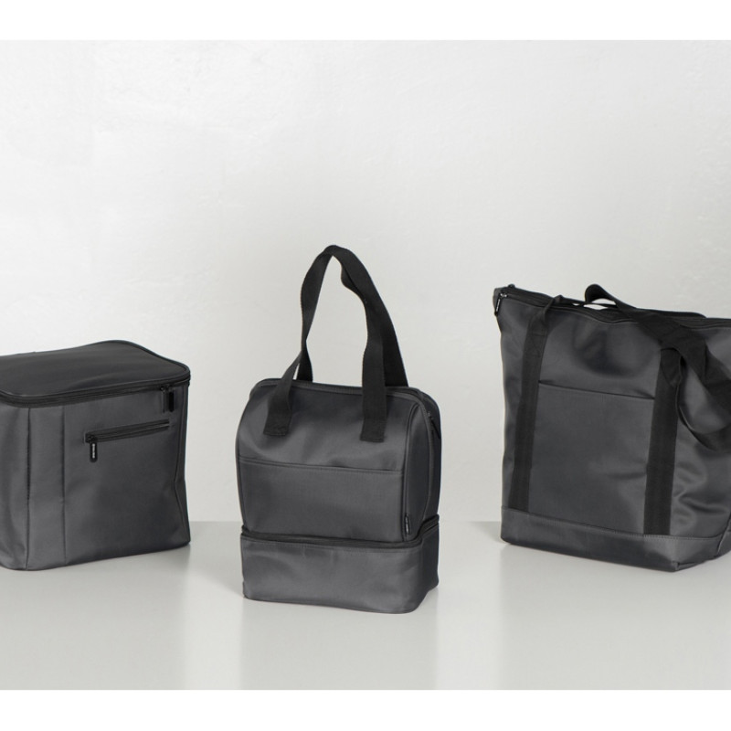 Сумка-холодильник «Cool» с плечевым ремнем, темно-серый