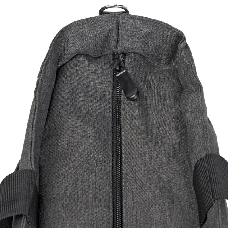 Сумка-холодильник Fabrizio со штопором, серый/черный Сумка-холодильник Fabrizio со штопором, серый/черный