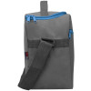 Изотермическая сумка-холодильник "Classic" c контрастной молнией, серый/голубой