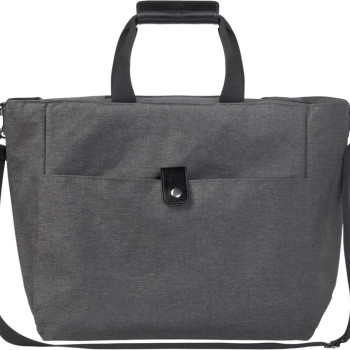 Сумка-холодильник Fabrizio со штопором, серый/черный