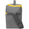 Изотермическая сумка-холодильник "Classic" c контрастной молнией, серый/желтый