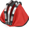 Изотермическая сумка-холодильник "FROST" складная с алюминиевой рамой, красный