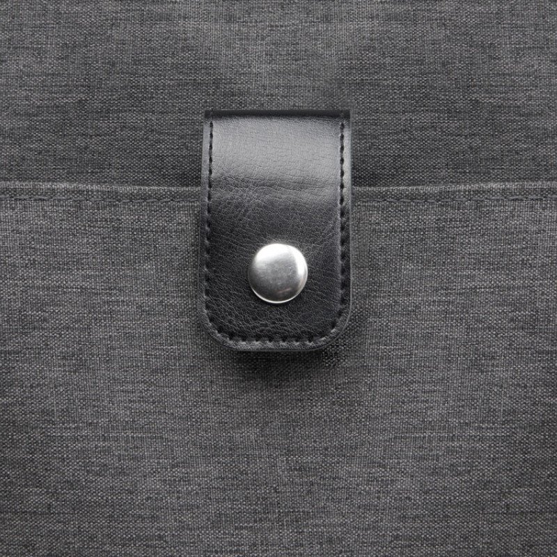 Сумка-холодильник Fabrizio со штопором, серый/черный Сумка-холодильник Fabrizio со штопором, серый/черный