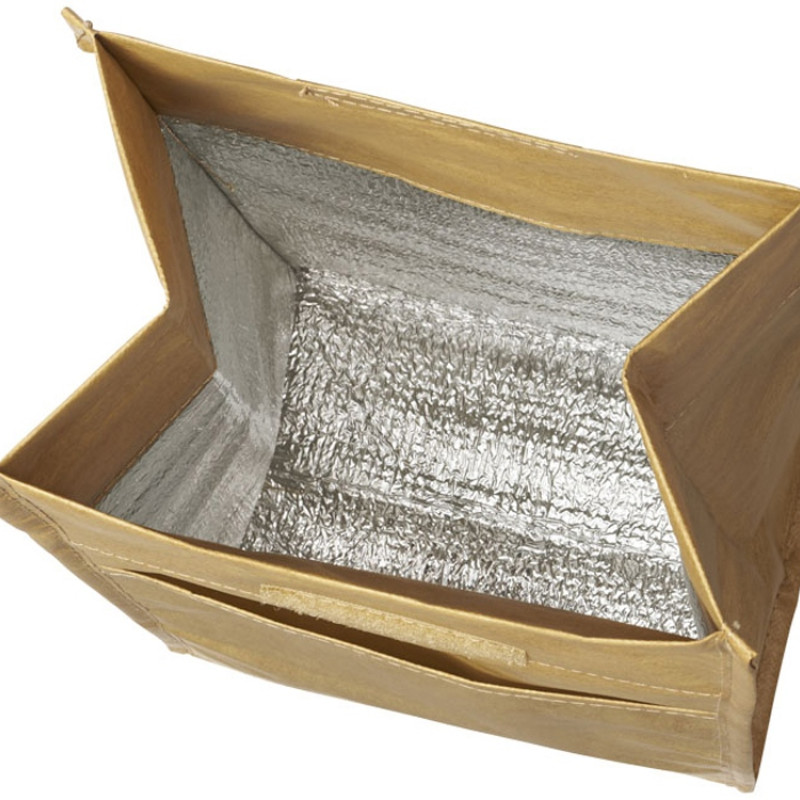 Сумка холодильник в виде бумажной, коричневый