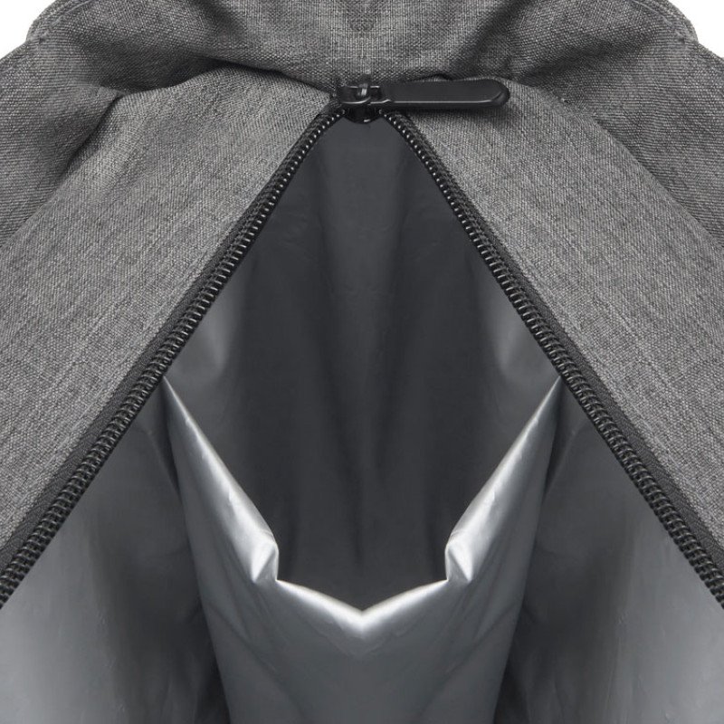 Сумка-холодильник Fabrizio со штопором, серый/черный Сумка-холодильник Fabrizio со штопором, серый/черный