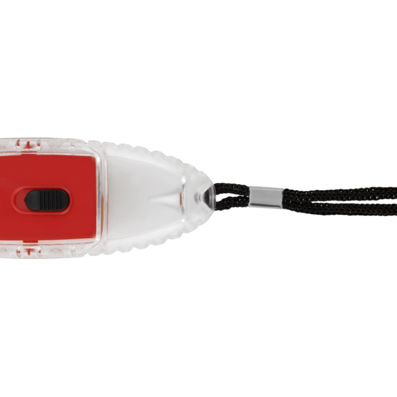 Фонарь «Обелиск», красный/прозрачный (Р)