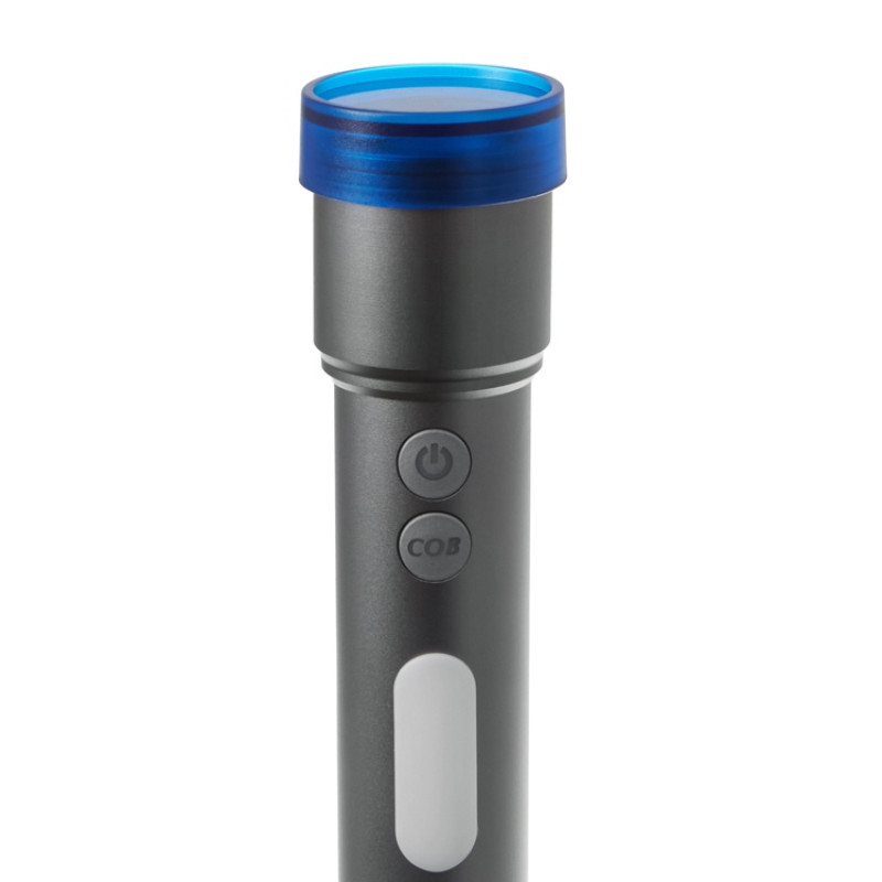 Фонарь аккумуляторный с регулируемым фокусом "Vortez", 9 режимов, 650 Лм