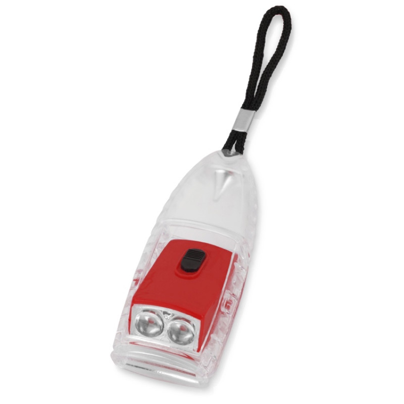 Фонарь «Обелиск», красный/прозрачный (Р)