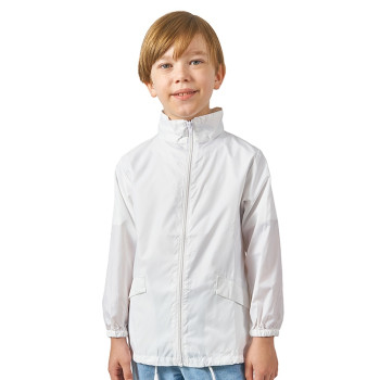 Ветровка "Miami" детская с чехлом, белый