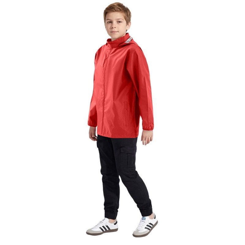 Ветровка "Miami 2.0" детская с чехлом, красный