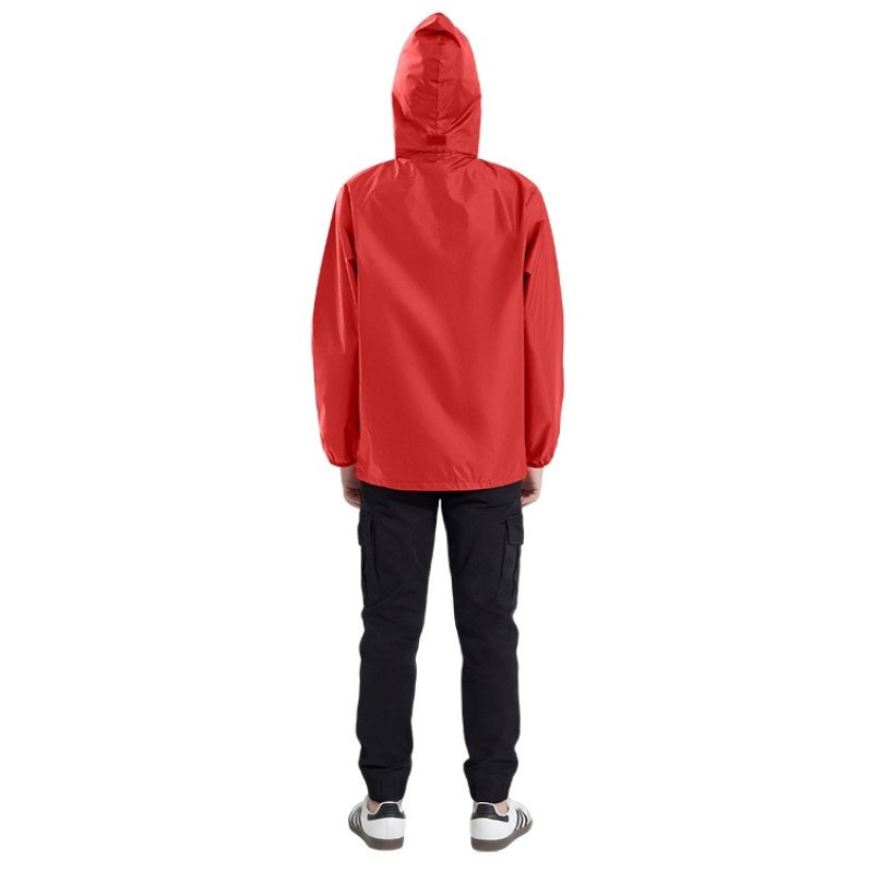 Ветровка "Miami 2.0" детская с чехлом, красный