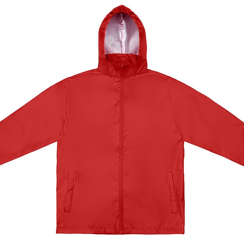 Ветровка "Miami 2.0" детская с чехлом, красный