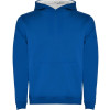 Толстовка с капюшоном "Urban" детская, королевский синий/белый