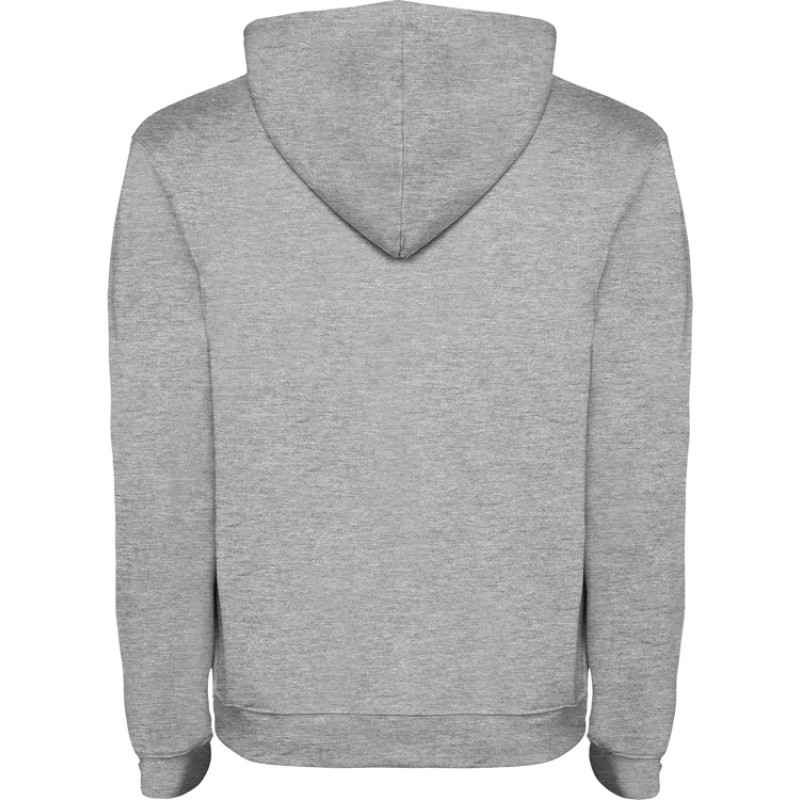 Толстовка с капюшоном "Urban" детская, серый меланж/черный