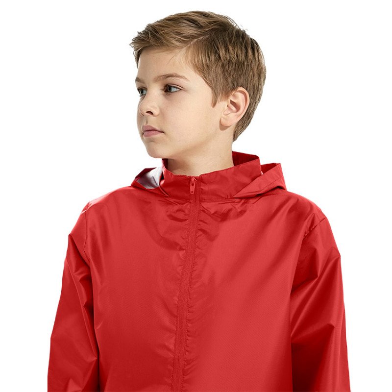 Ветровка "Miami 2.0" детская с чехлом, красный