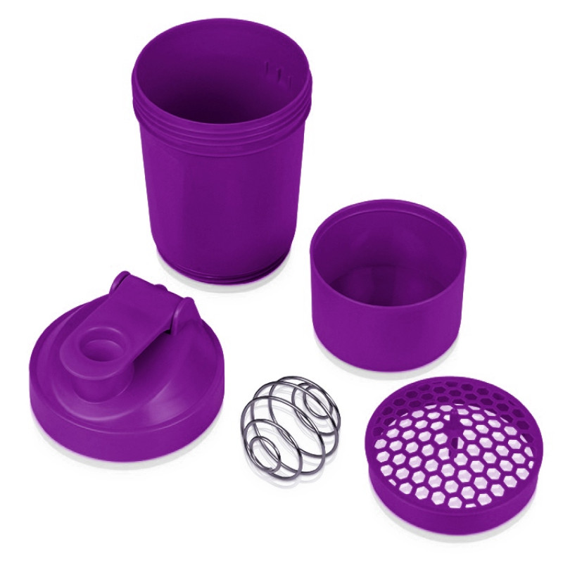 Шейкер для спортивного питания «Level Up», фиолетовый