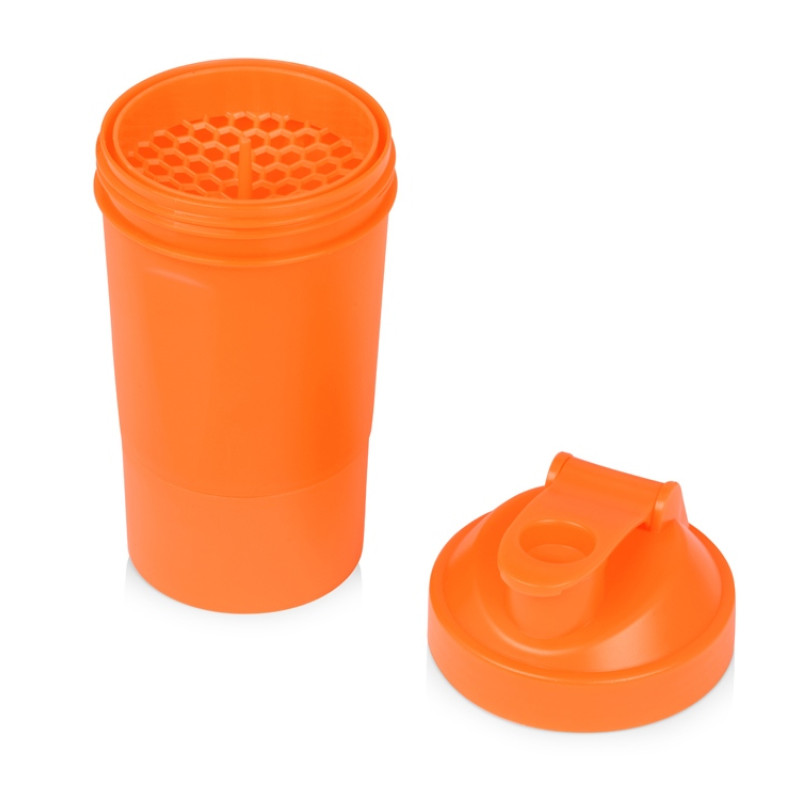 Шейкер для спортивного питания «Level Up», оранжевый