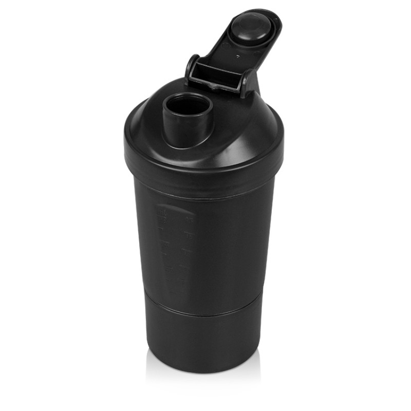 Шейкер для спортивного питания «Level Up», черный