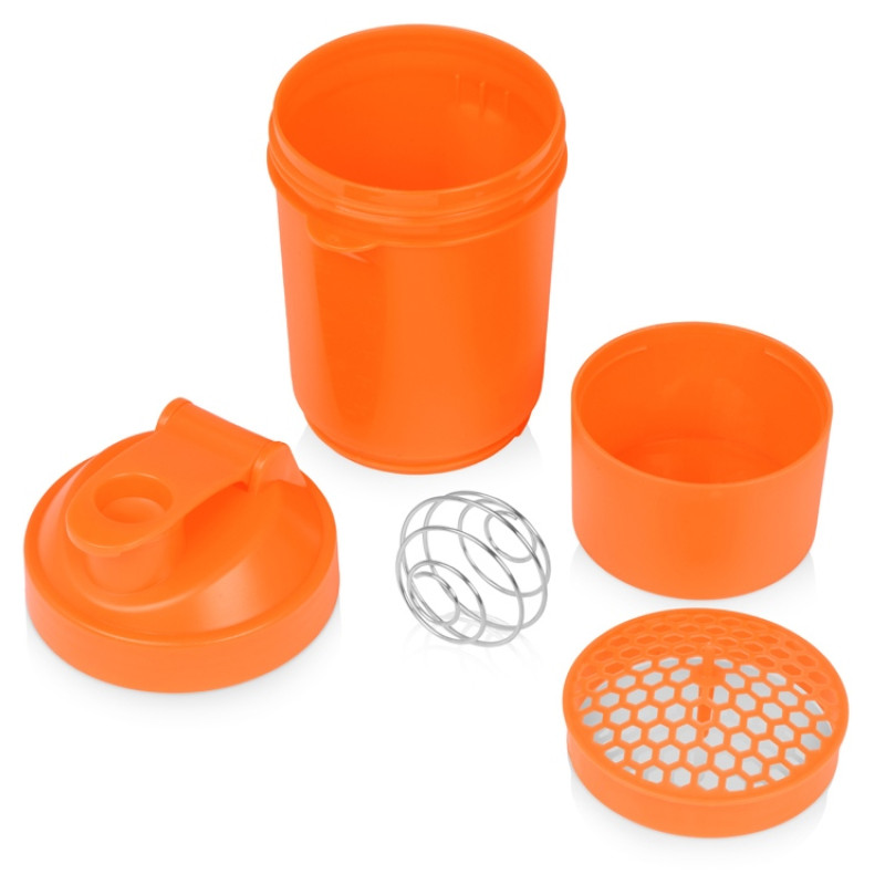 Шейкер для спортивного питания «Level Up», оранжевый