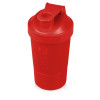 Шейкер для спортивного питания «Level Up», красный