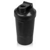 Шейкер для спортивного питания «Level Up», черный