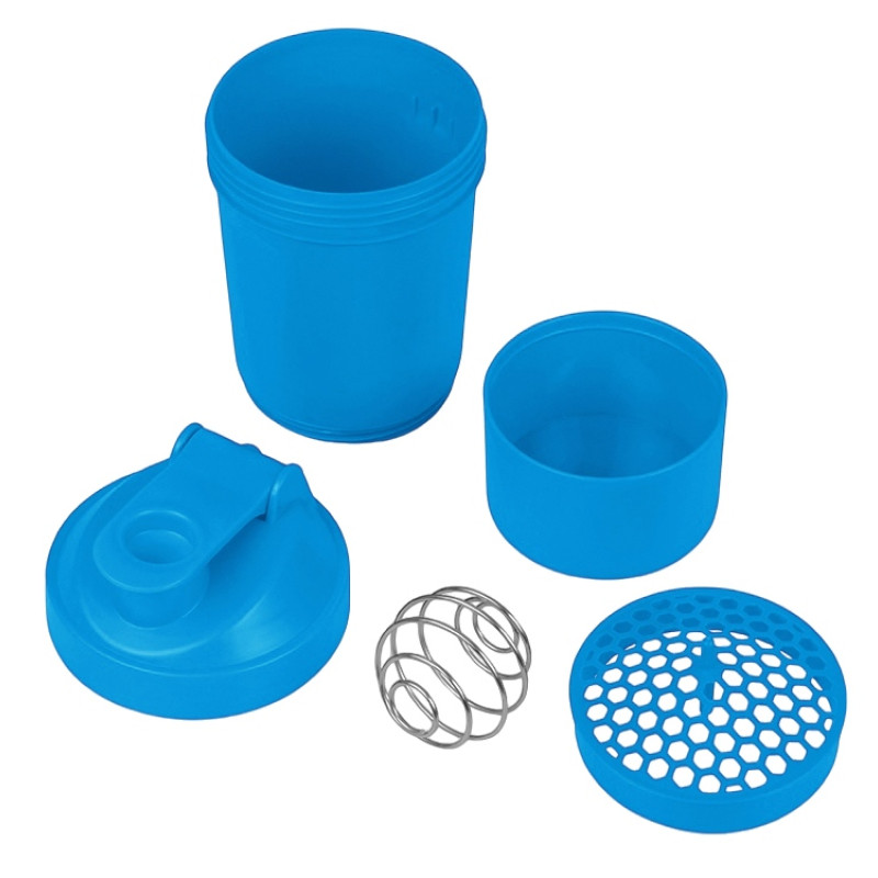 Шейкер для спортивного питания «Level Up», голубой