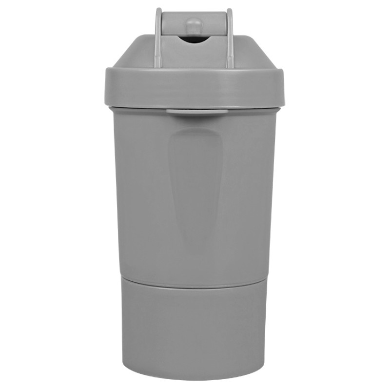 Шейкер для спортивного питания «Level Up», серый