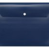 Папка-конверт А4 с кнопкой, синий