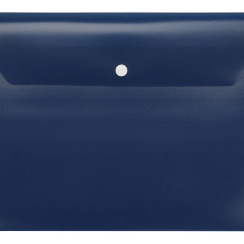 Папка-конверт А4 с кнопкой, синий