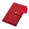 Блокнот-кошелек с сменным блоком А6 "Wall Street", 64 листа, красный