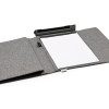 Портфолио А4 из RPET с отделением для ноутбука "NotyFolio Eco", 20 л FSC бумаги, серый