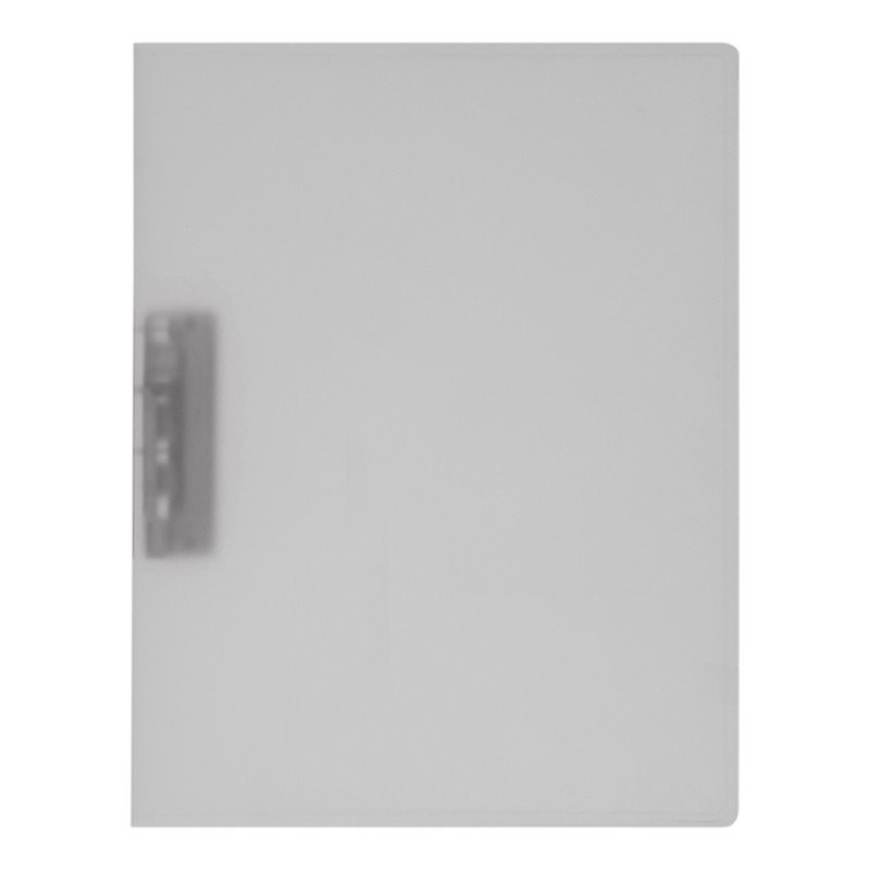 Папка пластиковая с боковым зажимом, прозрачный