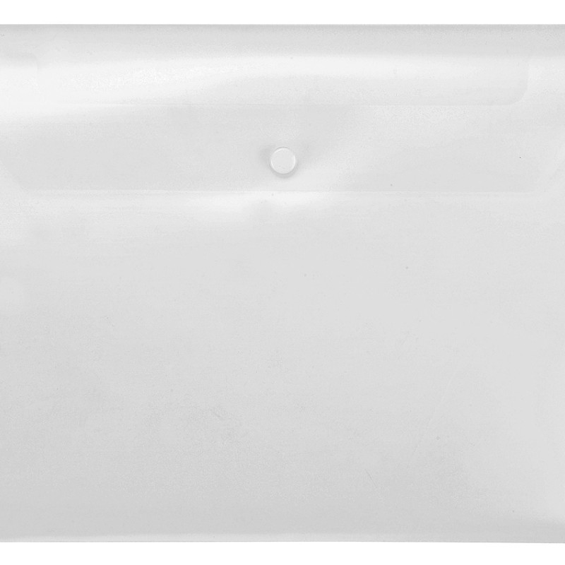 Папка-конверт А4 с кнопкой, прозрачный (Р)