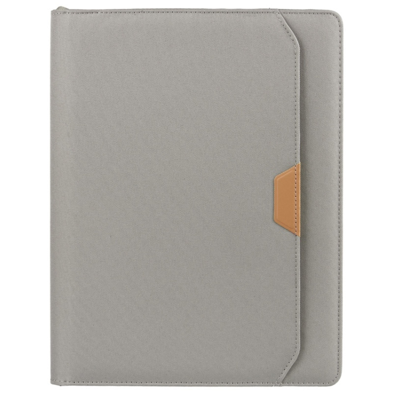 Портфолио А4 из RPET на молнии "Harvey", 40 л FSC бумаги, серый