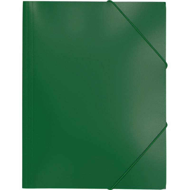 Папка формата А4 на резинке, зеленый