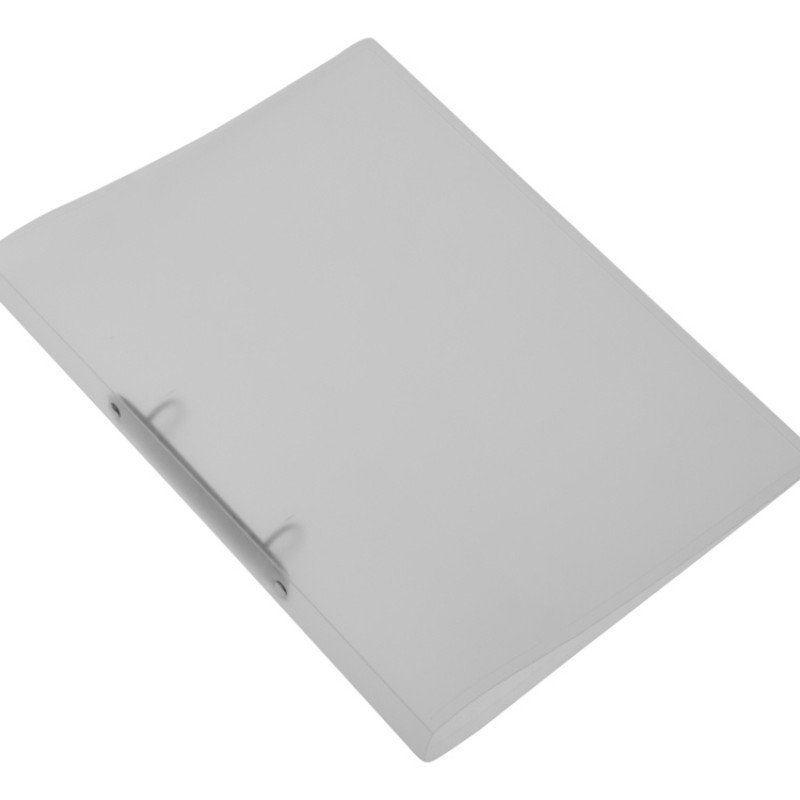 Папка пластиковая с 2 кольцами, прозрачный