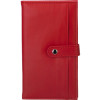 Блокнот-кошелек с сменным блоком А6 "Wall Street", 64 листа, красный