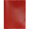 Папка формата А4 на резинке, красный