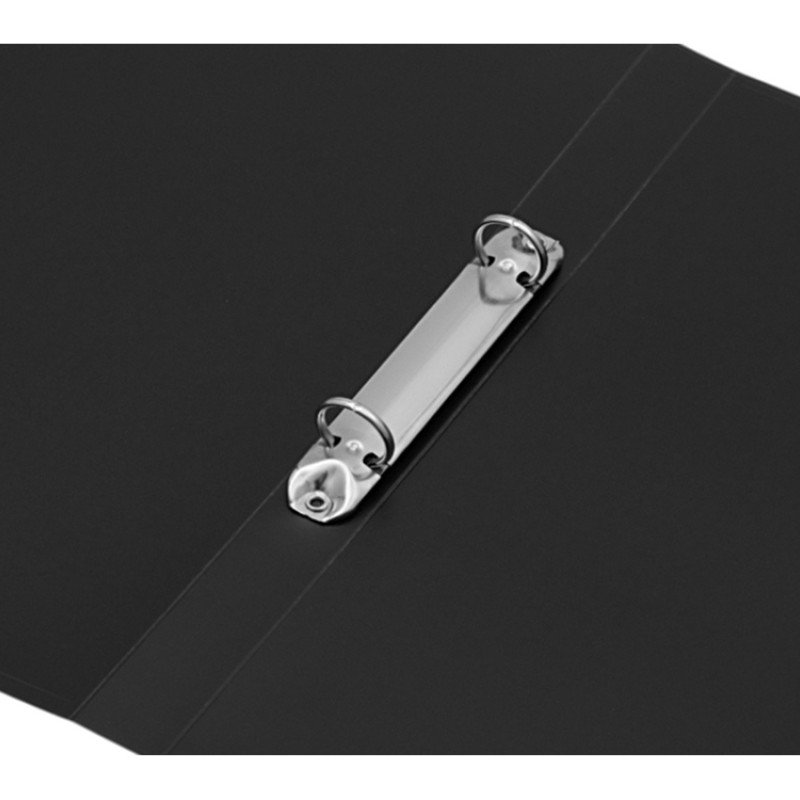 Папка пластиковая с 2 кольцами, черный