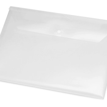 Папка-конверт А4 с кнопкой, прозрачный (Р)