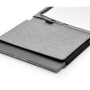 Портфолио А4 из RPET с отделением для ноутбука "NotyFolio Eco", 20 л FSC бумаги, серый