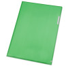 Папка- уголок, для формата А4, плотность 180 мкм, зеленый матовый