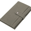 Блокнот-кошелек с сменным блоком А6 "Wall Street", 64 листа, темно-серый