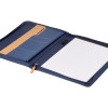 Портфолио А4 из RPET на молнии "Harvey", 40 л FSC бумаги, синий