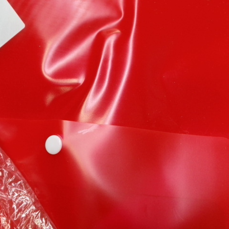 Папка-конверт А4 с кнопкой, красный (Р)