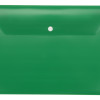 Папка-конверт А4 с кнопкой, зеленый (Р)
