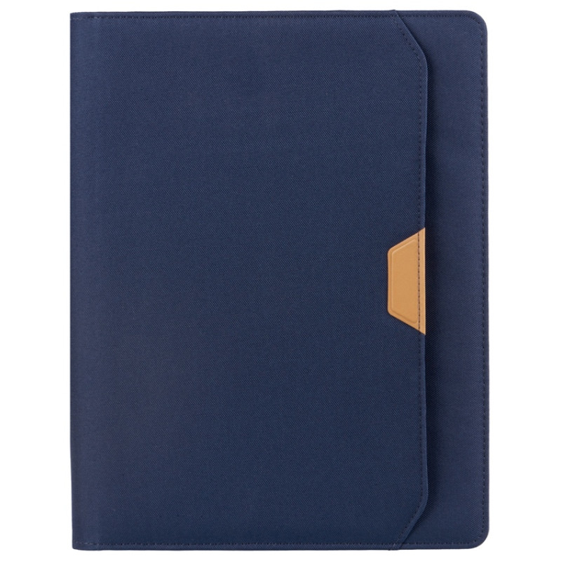 Портфолио А4 из RPET на молнии "Harvey", 40 л FSC бумаги, синий