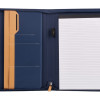 Портфолио А4 из RPET на молнии "Harvey", 40 л FSC бумаги, синий