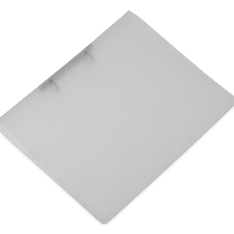 Папка пластиковая с 2 кольцами, прозрачный